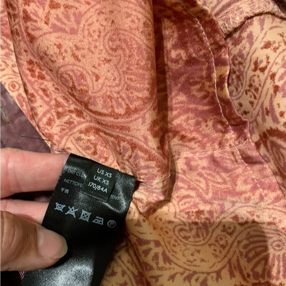 FREE PEOPLE BELLA DONNA DUSTER VELVET MAXI COAT SIZE XS